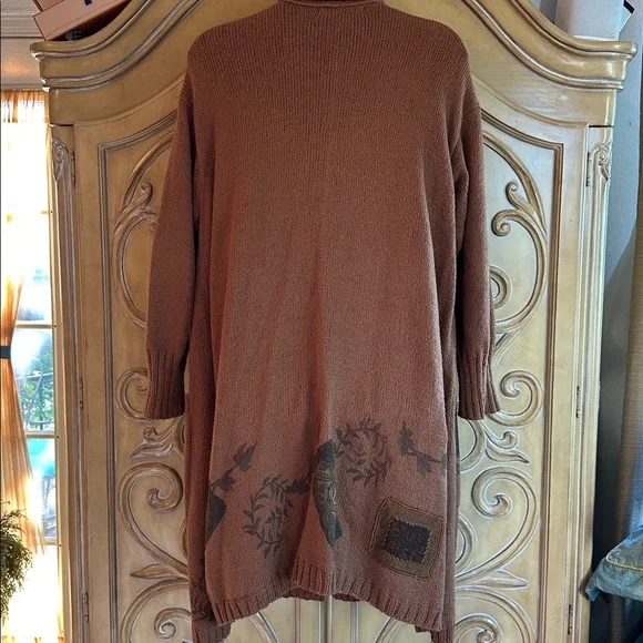Blue Fish Cozy Brown Knit Cardigan with Pockets - Picture 6 of 11